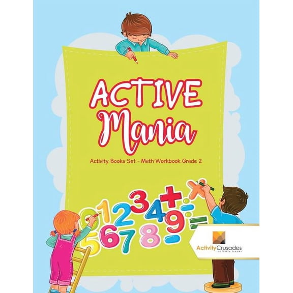 ACTIVE Mania: Activity Books Set - Math Workbook Grade 2, (Paperback)