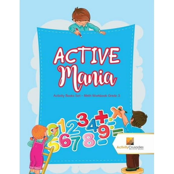 ACTIVE Mania: Activity Books Set - Math Workbook Grade 3, (Paperback)