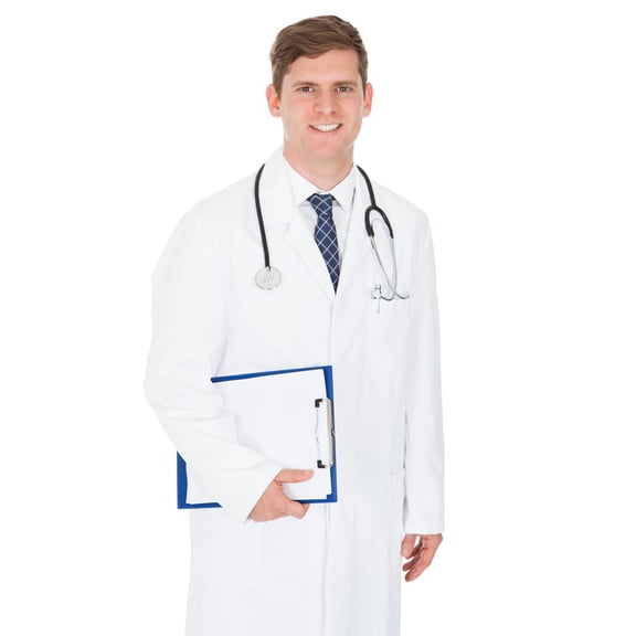 ACTIVE UNIFORMS Lab Coat-Unisex 40 Inch Lab Coat (White, 4X-Large)