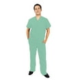 thumbnail image 1 of ACTIVE UNIFORMS Men Scrub Set Medical Scrub Top and Pants (Surgical Green, X-Small), 1 of 6