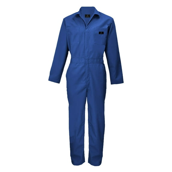 ACTIVE UNIFORMS Overall Workwear Men Long Sleeve Coveralls (Royal Blue, Small)