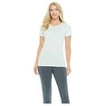 thumbnail image 1 of ACTIVE UNIFORMS SCRUBS Women's Short Sleeve Round-Neck T-Shirt Under Scrub (Heather Grey, XX-Large), 1 of 6