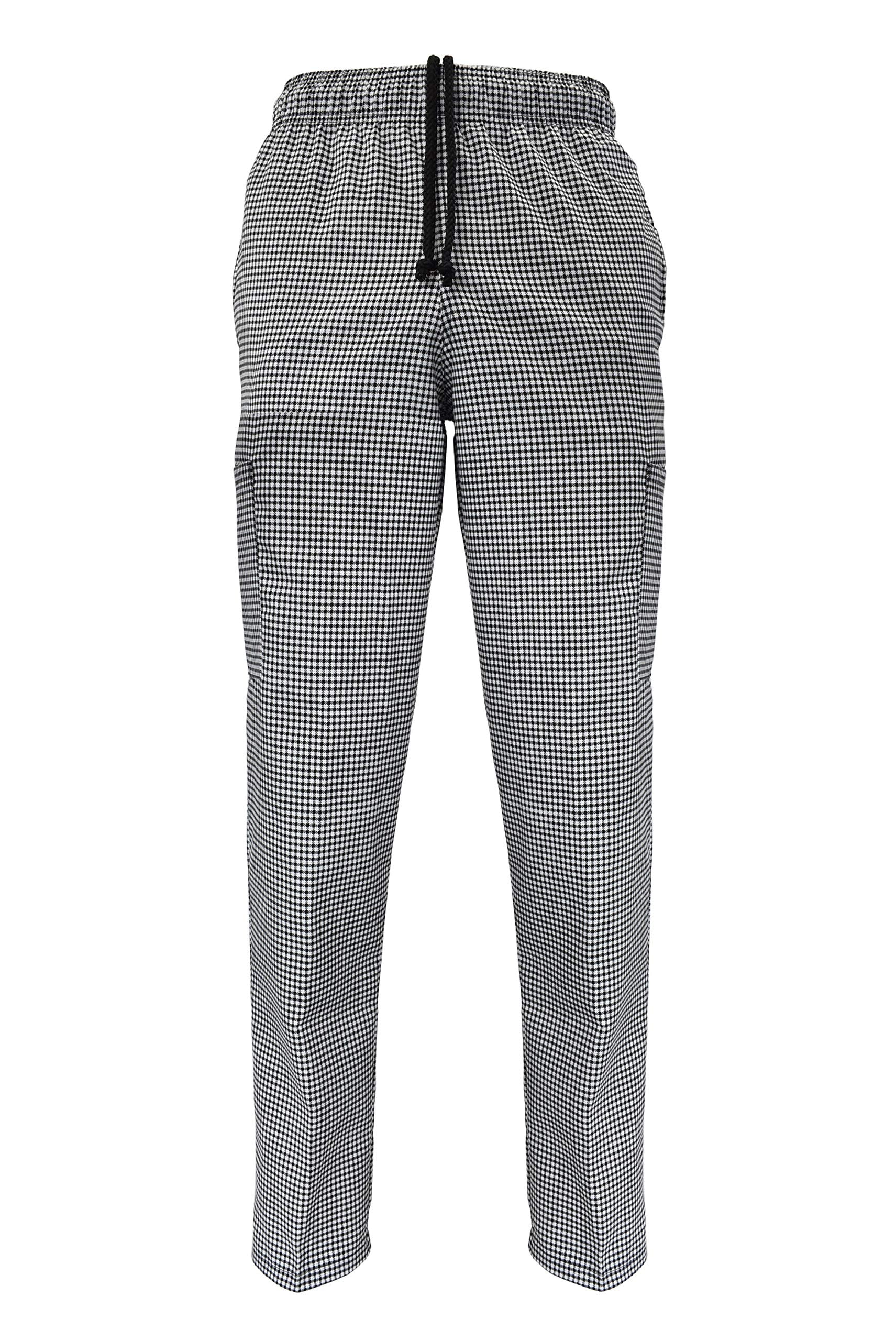 ACTIVE UNIFORMS Unisex Classic Chef Pants (Checkered, 5X-Large
