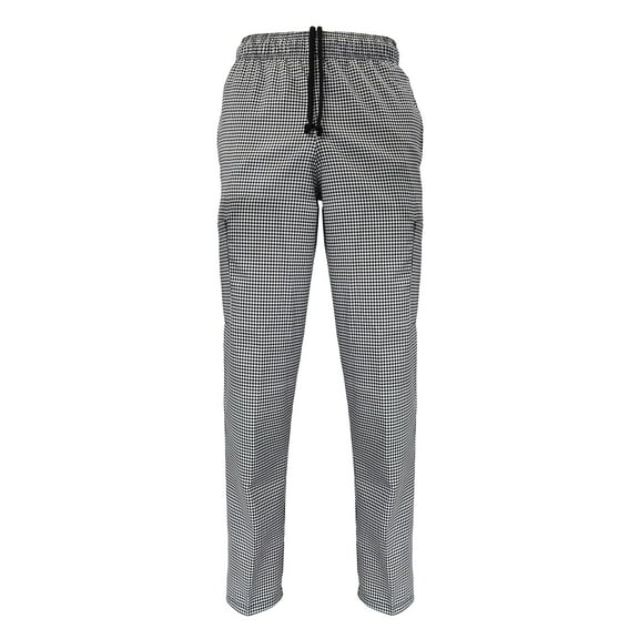ACTIVE UNIFORMS Unisex Classic Chef Pants (Checkered, 5X-Large)