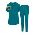 thumbnail image 1 of ACTIVE UNIFORMS Women's Medical Scrub Set Cool 4-Way Stretch Jogger Scrub Set (Teal, X-Small-Petite), 1 of 6