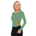 thumbnail image 1 of ACTIVE UNIFORMS Women's Under Scrub Tee Crew Neck Long Sleeve T-Shirt (Meadow Green, 2X-Large), 1 of 6