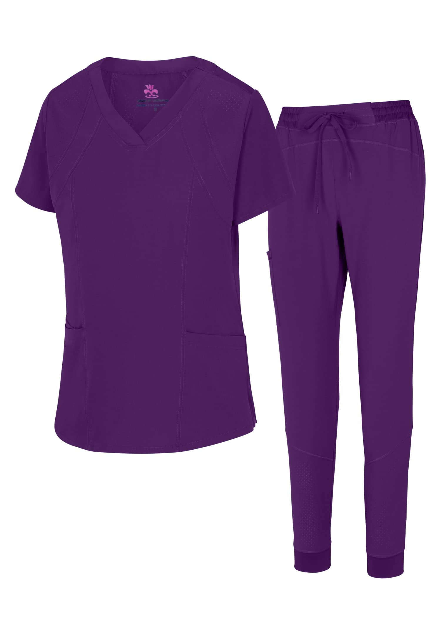 Active Uniforms Medical Nurse Women's 4-Way Stretch Jogger Scrub