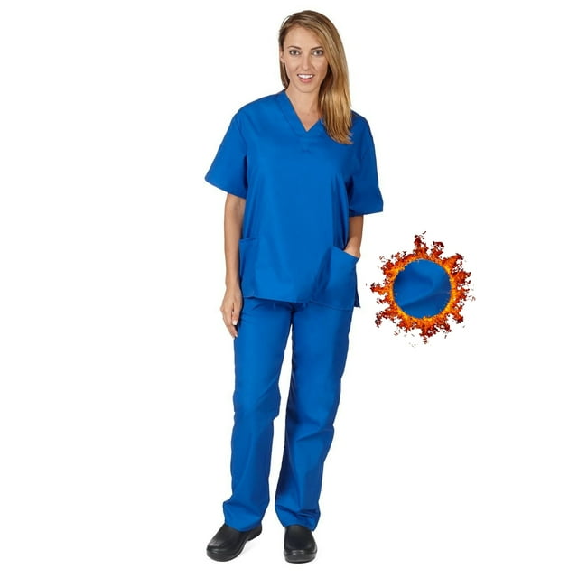 ACTIVE UNIFORMSWomen's Scrub Sets, Scrub Top and Pants. Run Large