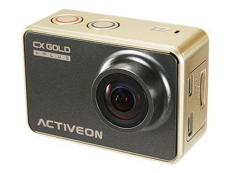ACTIVEON CX GOLD Plus - Action camera - 1080p / 60 fps - 14.0 MP - Wireless LAN - underwater up to 197 ft - gold