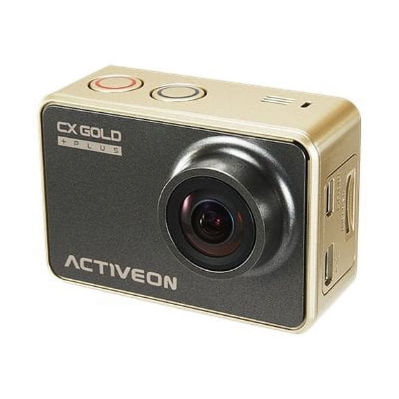 ACTIVEON CX GOLD Plus - Action camera - 1080p / 60 fps - 14.0 MP - Wireless LAN - underwater up to 197 ft - gold