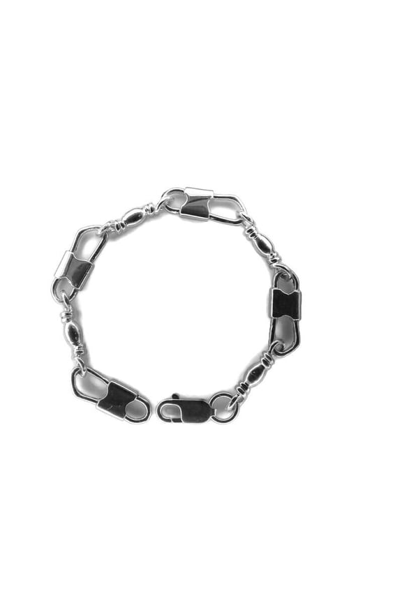 ACTS Bracelet Fishers Of Men .925 Sterling Silver Extra Large Link, Original Design!!