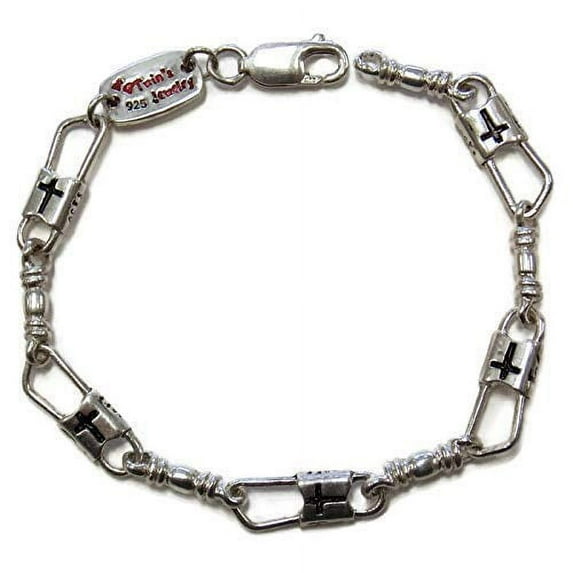 ACTS Bracelet Fishers of Men Sterling Silver Regular Cross NEW Design