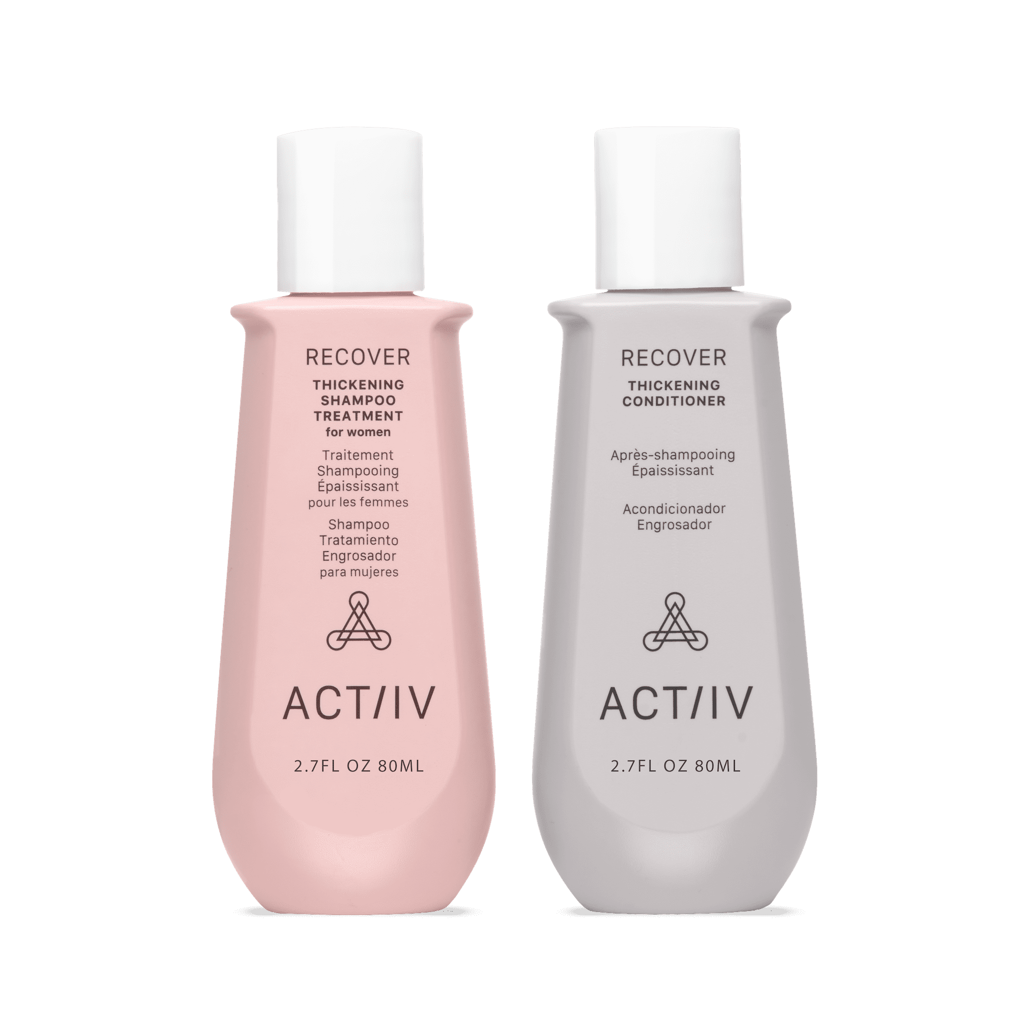 ACTiiV Hair Science RECOVER for Women - 2.7oz Travel Size Duo Shampoo ...