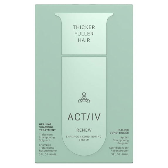 ACTiiV RENEW Healing Shampoo Treatment & Healing Conditioner, 3 fl oz each