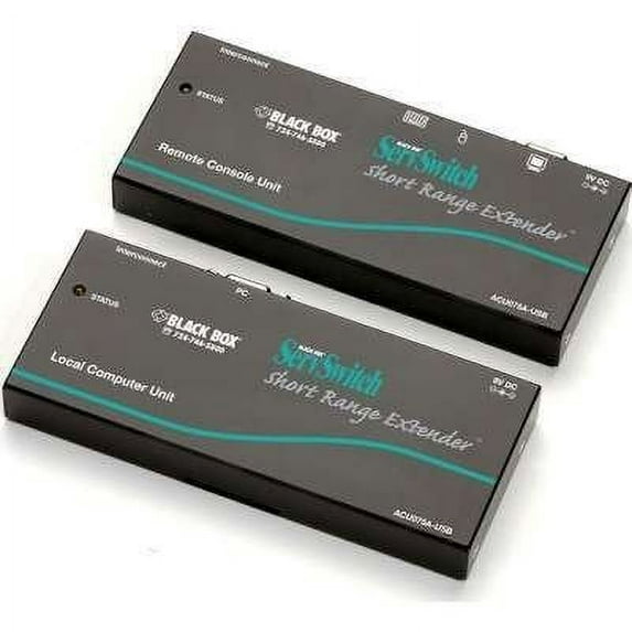 ACU075A-USB - BLACK BOX CORP ACU075A-USB SERVSWITCH KVM SHORT-RANGE EXTENDER KIT Index Buy New ACU075A-USB ServSwitch KVM Short-Range Extender Kit, USB