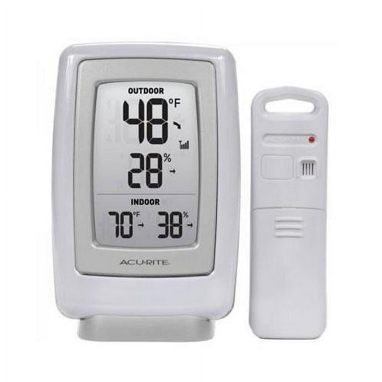 AcuRite Digital Thermometer with Indoor/Outdoor Temperature 02043 - The  Home Depot