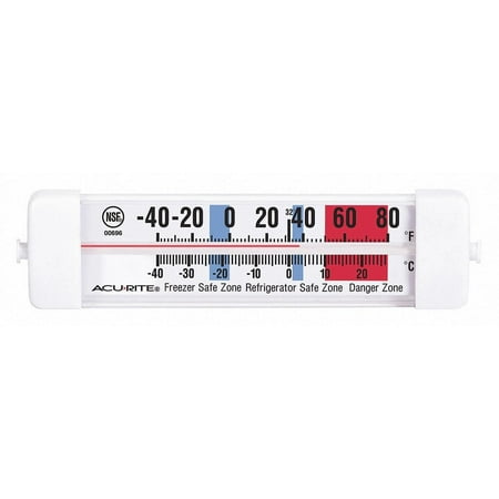 ACURITE 00696A2 Analog Thermometer,5" H,13/16" D. G7598790