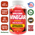 thumbnail image 1 of Simply Potent Apple Cider Vinegar Gummies with Mother — 60 Gummies (500mg) | ACV Gummies for Weight Loss, Gut Cleanse & Detox with Pomegranate, Beet Root & B Vitamins | Vegan, Non-GMO, 1 of 8