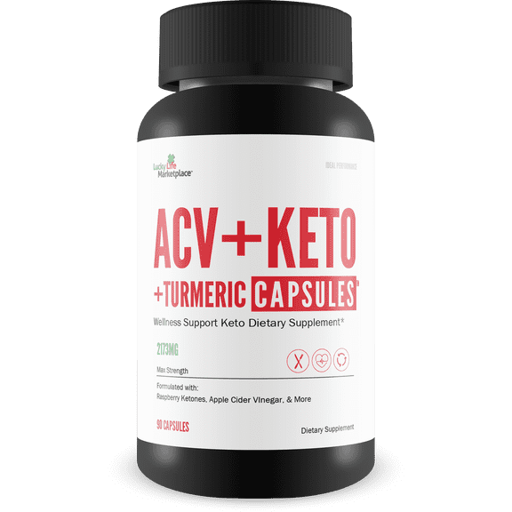 ACV + Keto + Turmeric - Healthy Inflammatory Response - Keto Friendly ACV + Turmeric Supplement - Support Immune Function with Vitamin C, D, & Zinc - Promote Overall Health