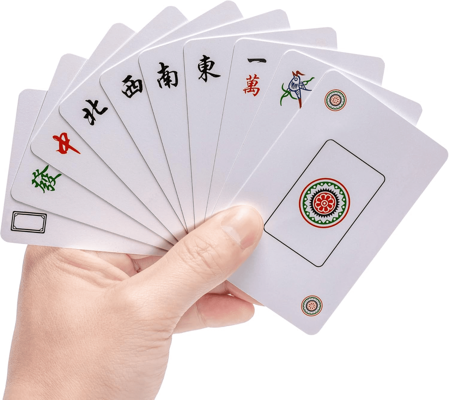 ACXIEPU Card games,Mahjong Playing Cards Chinese Mahjong 2026 American Games Large Print Handheld Poker Mahjong Cards
