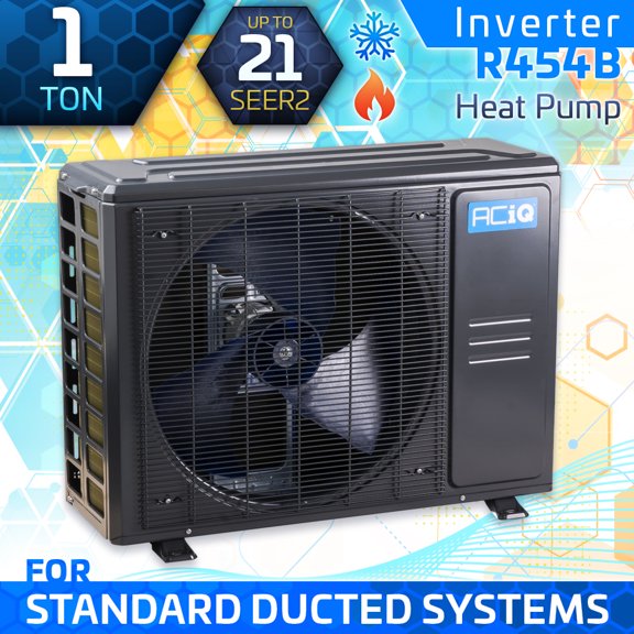 ACiQ 1.5 Ton High Efficiency Central Heat Pump Condenser - 12000 BTU Single Stage R454B