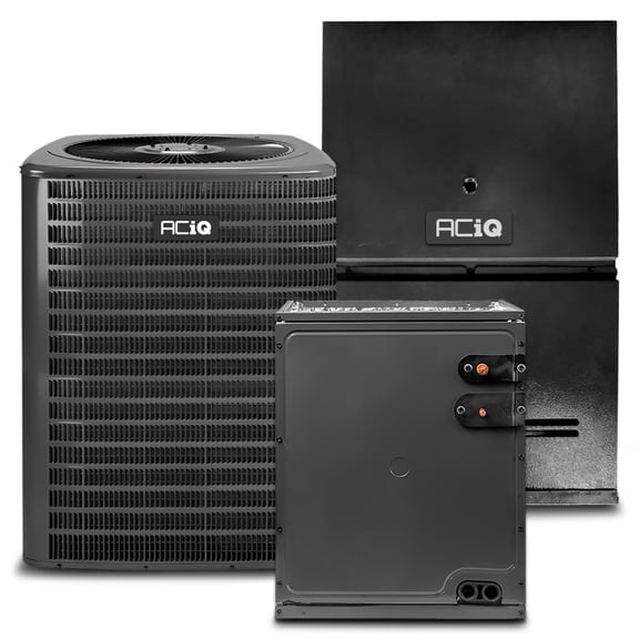 ACiQ 2.5 Ton 13.4 SEER2 96% 40000 BTU Natural Gas Furnace & Air Conditioner System - R32, Single Stage, Downflow | Central Split, Evaporator Cased Coil, AC/Heating Unit