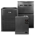 thumbnail image 1 of ACiQ 2.5 Ton 14.5 SEER2 80% 40000 BTU Natural Gas Furnace & Air Conditioner System - R32, Single Stage, Upflow | Central Split, Evaporator Cased Coil, AC/Heating Unit, 1 of 9