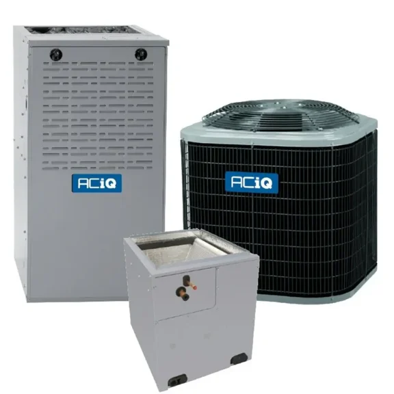 ACiQ 2.5 Ton 15.5 SEER2 R454B AC and 80% AFUE 80K BTU Multi Speed Furnace System - Upflow/Downflow