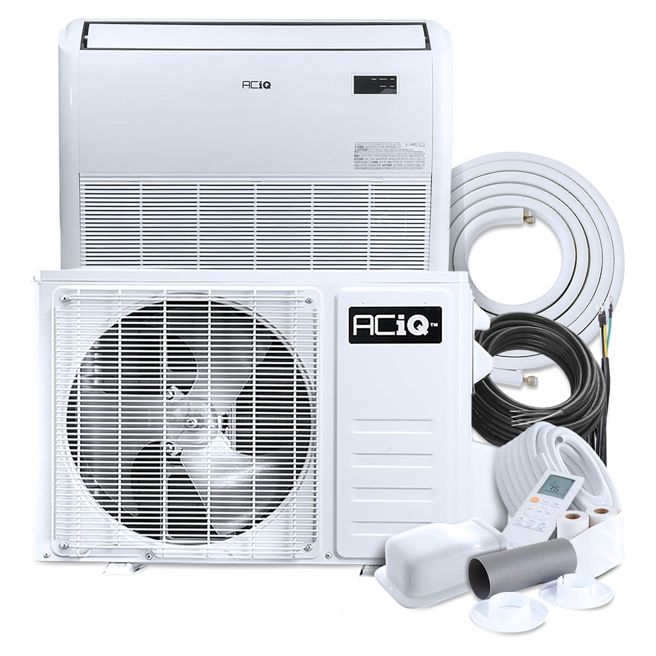 ACiQ 22.3 SEER2 Standard 18000 BTU Floor Mount Mini Split Heat Pump ...