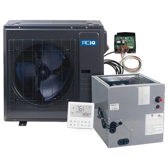 ACiQ 3 Tons 15.6 SEER2 Central Air Conditioner Split System & 17.5" Coil with Thermostat - R454B Two Stage