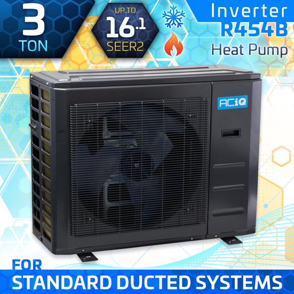 ACiQ 3 Ton High Efficiency Central Heat Pump Condenser - 36000 BTU Single Stage R454B