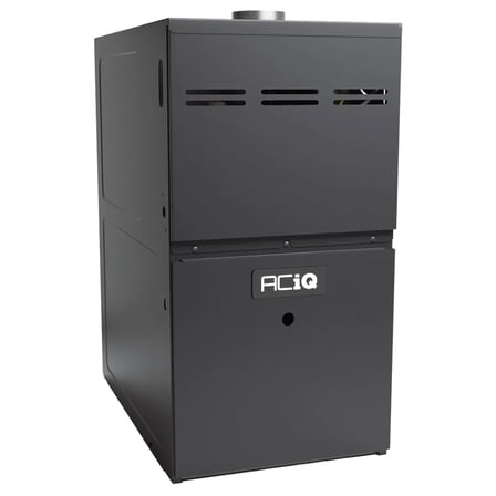 ACiQ 80% 80,000 BTU Single Stage Gas Furnace with LP Kits - 17.5" Width - Upflow/Horizontal | 1600 CFM HVAC Gas Heater