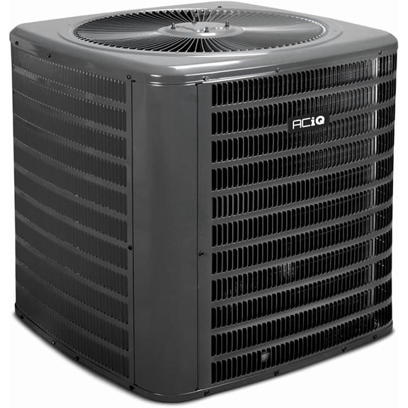 1HVAC Condenser Heat Pump Unit 14.3 SEER2 5-Ton 60,000 BTU | Scroll Single Stage Heat Pump System | Environmentally Conscious R32-Compatible Refrigerant
