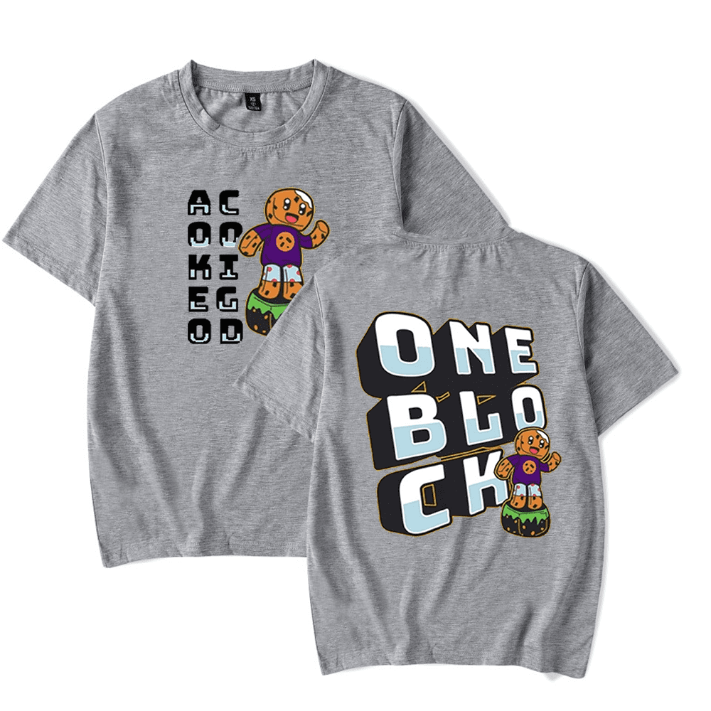 ACookieGod Merch T-shirt Casual Fashion Xiao Liu Neutral Summer ...