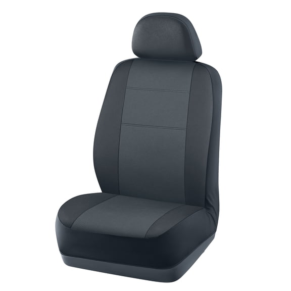 Auto Drive 1Piece Flint Car Seat Cover, Universal Fit, Grey