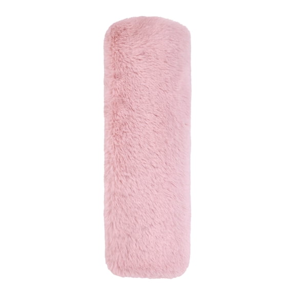 Auto Drive 1 Piece Car Seat Belt Pad Pink Fur,  Suitable for Adult, Universal Fit for Car SUV and Trucks