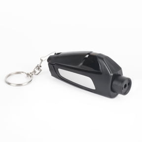 Auto Drive 2-in-1 Keychain Rescue Tool with Seat Belt Cutter and Window Breaker, Black