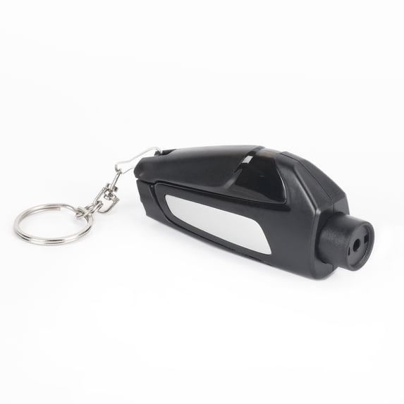 Auto Drive 2-in-1 Keychain Rescue Tool with Seat Belt Cutter and Window Breaker, Black