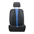 thumbnail image 1 of Auto Drive 2-Piece Black-Blue Marlo Seat Covers – Durable, Water-Resistant Polyester Fabric, 1 of 6