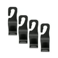 thumbnail image 1 of Auto Drive Black Universal Headrest Hooks, 4 pack, for Cars, Trucks, Vans, and SUV's, 1 of 12