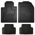 thumbnail image 1 of Auto Drive 4 Piece Black Custom Fit Rubber Floor Mats for SUV and Crossover, 1 of 5