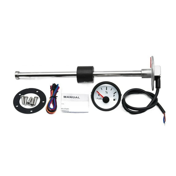 AD 52MM Oil Liquid Tank Fuel Level Indicator With Fuel Level Sensor 240-33 Ohm 100-50mm Stainless Steel Fuel Level Sensor Meter
--------
, Stable Output Signal