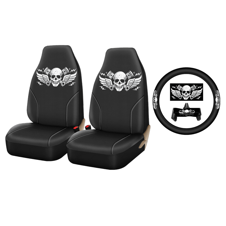 AD 5PC SKULL SEAT COVER KIT 