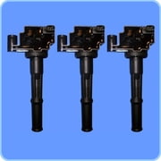 AD Auto Parts 7805-3162 Ignition Coil, Pack of 3, Compatible with Toyota 4Runner T100 Tacoma Tundra 2.0L 2.2L 3.4L 1995-2004