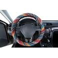 thumbnail image 1 of Auto Drive 1 -Piece Boho Car Steering Wheel Cover  Heavy Duty Polyester, Colorful - Universal Fit, 23SWC163, 1 of 5