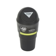 Auto Drive Universal Car, Truck, Van, and SUV Cup Holder Car Trash Can, Black