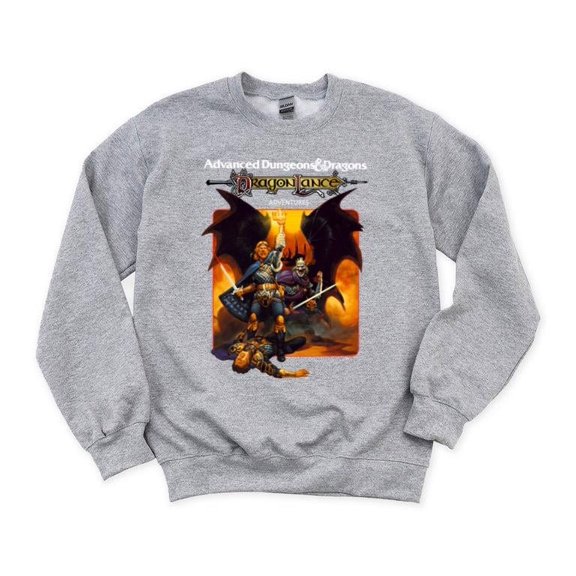 AD&D 1st Ed 1977-1983 Art 002 Vintage Retro RPG Tabletop Gaming Fantasy SweatShirt Unisex, up to 5XL