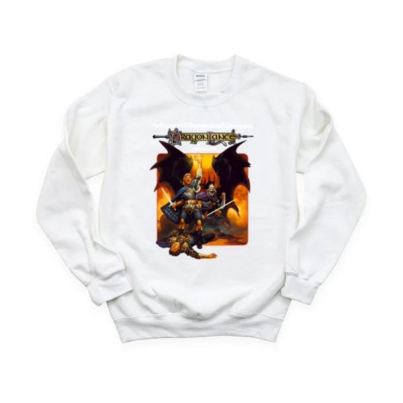 AD&D 1st Ed 1977-1983 Art 002 Vintage Retro RPG Tabletop Gaming Fantasy SweatShirt Unisex, up to 5XL