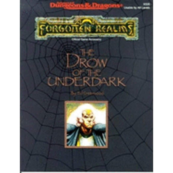 Pre-Owned The Drow of the Underdark: Forgotten Realms Accessory, 2nd Edition (Advanced Dungeons & Dragons)