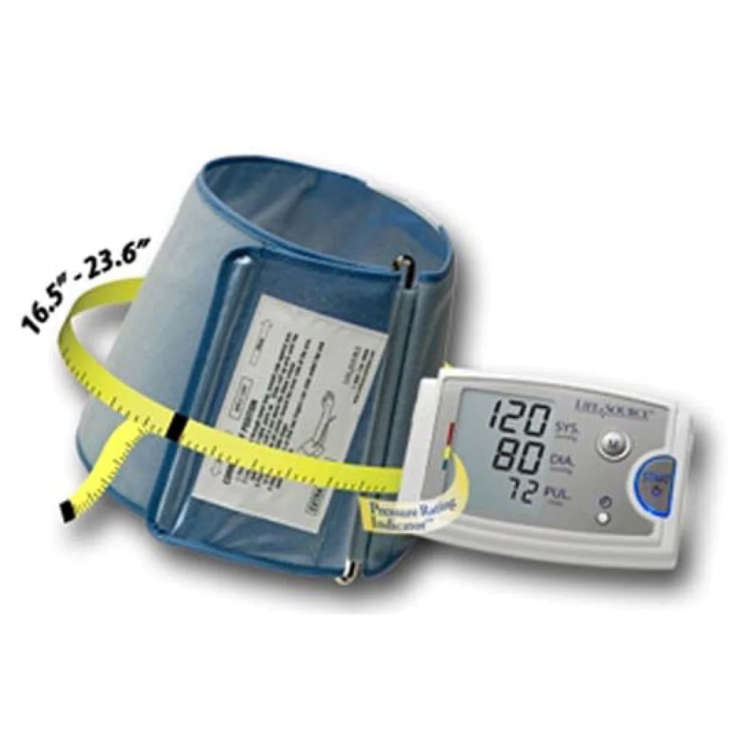Blood Pressure Machine Upper Arm, 2 Size Cuffs, Medium/Large 9-17 and  Extra Large 13-21, Accurate Automatic Digital BP Cuff Home Use, Large